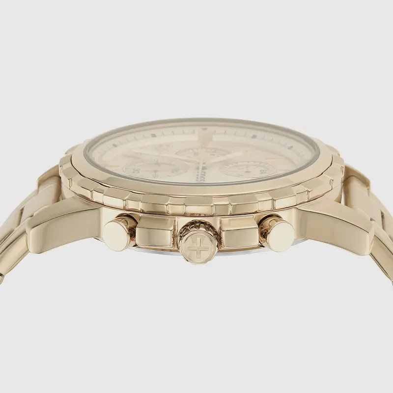 Fossil Dean Chronograph Champagne Dial Men's Watch- FS4867